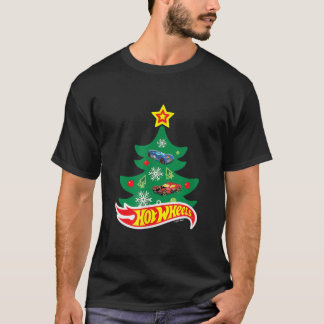 ホットウィールズのクリスマスツリー Tシャツ
