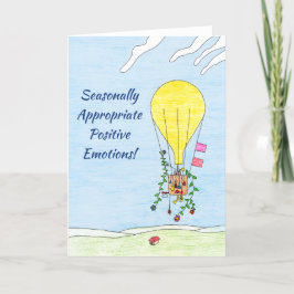 ホットエお洒落アバルーンホリデーカード カード