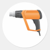 ホットエアガンのシール ラウンドシール (正面)