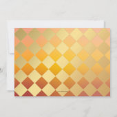 ホットエアバルーンとサンセットのポストウェディング招待状 招待状 (裏面)