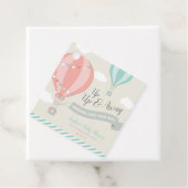 ホットエアバルーンアップ&ベビー遠くにシャワースクエア フェイバータグ (インサイチュ)