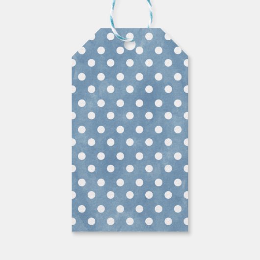 ホットエアバルーンエレファントベビーシャワーラベル ギフトタグ (裏面)