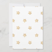 ホットエアバルーンガールベビーシャワー招待状 招待状 (裏面)