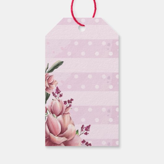 ホットエアバルーンサンキュー誕生日 ギフトタグ (裏面)