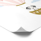 ホットエアバルーンダルマチア子供部屋&キッズポスター ポスター (角)