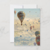 ホットエアバルーンデザイン サンキューカード (正面)
