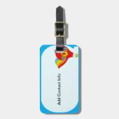 ホットエアバルーントラベラーラベル ラゲッジタグ (正面縦)