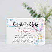 ホットエアバルーンピンクブックベビーカード エンクロージャーカード (スタンド正面)