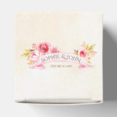 ホットエアバルーンピンク金ゴールドイエローローズ フェイバーボックス (上部)