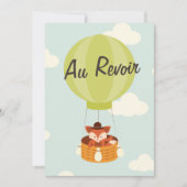 ホットエアバルーンフェアワールボンボヤージェパーティー招待状 招待状 (正面)