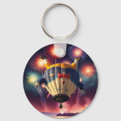 ホットエアバルーンフェスティバルレイクハバス キーホルダー (正面)