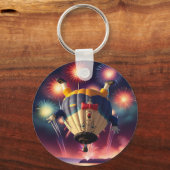ホットエアバルーンフェスティバルレイクハバス キーホルダー (正面)