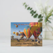 ホットエアバルーンフェスティバルレイクハバス ポストカード (スタンド正面)