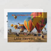 ホットエアバルーンフェスティバルレイクハバス ポストカード (正面/裏面)