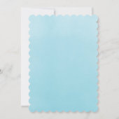 ホットエアバルーンモンキーボーイズベビーシャワー招待状 招待状 (裏面)