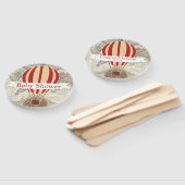 ホットエアバルーンヴィンテージアドベンチャーベビーシャワー ハンドファン (組立なし)