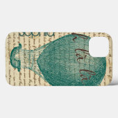 ホットエアバルーンヴィンテージ手書きOh La! Case-Mate iPhoneケース (裏面 (横))