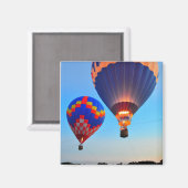 ホットエアバルーン乗り新しいSmyrnaビーチFLマグネット マグネット (正面/裏面)