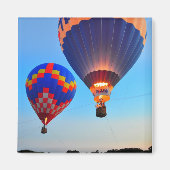 ホットエアバルーン乗り新しいSmyrnaビーチFLマグネット マグネット (正面)