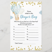 ホットエアバルーン推測おむつバッグ