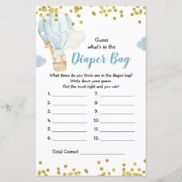 ホットエアバルーン推測おむつバッグ