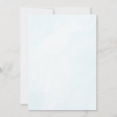 ホットエアバルーン男の子ベイビーシャワー招待状 招待状 (裏面)