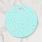 ホットエアバルーン男の赤ちゃんゾウ赤ちゃんシャワー フェイバータグ (裏面)