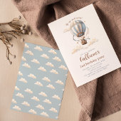 ホットエアバルーン誕生日招待状 招待状