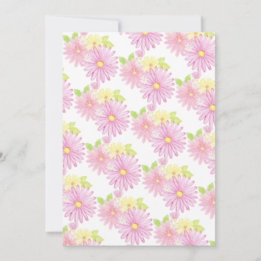 ホットエアバルーン誕生日招待状 招待状 (裏面)