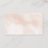 ホットエアバルーン赤ちゃんシャワーおむつラッフルチケット エンクロージャーカード (裏面)