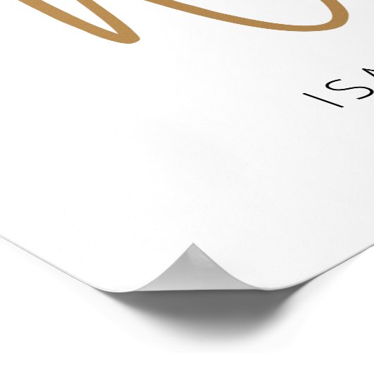 ホットエアバルーン赤ちゃんシャワー歓迎ポスター ポスター (角)