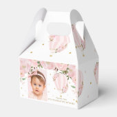 ホットエアバルーン赤面ピンクフローラ写真ありがとう フェイバーボックス (裏面サイド)