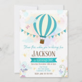 ホットエアバルーン1日招待状 招待状 (正面)