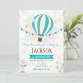 ホットエアバルーン1日招待状 招待状 (スタンド正面)