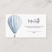 ホットエアバルーン – おむつラッフル エンクロージャーカード (正面)