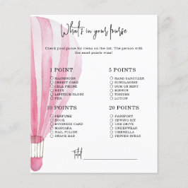 ホットエアバルーン – ハンドバッグの赤ちゃんシャワーの中の何