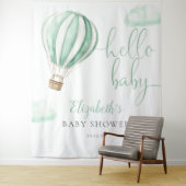 ホットエアバルーン ベビーシャワー フォトブース 背景 タペストリー (インサイチュ)