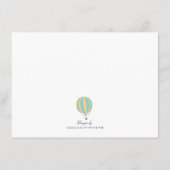 ホットエアブルーバルーンボーイワードアドバイスカード アドバイスカード (裏面)