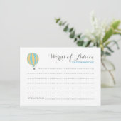 ホットエアブルーバルーンボーイワードアドバイスカード アドバイスカード (スタンド正面)