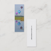 ホットエカラフルアバルーンのしおり スキニー名刺 (正面/裏面)