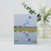 ホットエカラフルアバルーン写真イメージ ポストカード (スタンド正面)