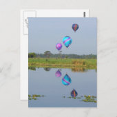 ホットエカラフルアバルーン写真イメージ ポストカード (正面/裏面)