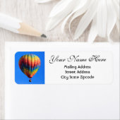 ホットエカラフルアバルーン差出人住所 ラベル (インサイチュ)