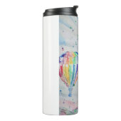 ホットエカラフルアバルーン水カラーアートデザイン タンブラー (回転左)