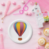 ホットエカラフルアバルーン紙プレート ペーパープレート (パーティー)
