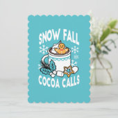 ホットカカオと冬のチャーム - 雪の降るカカオコール 招待状 (スタンド正面)