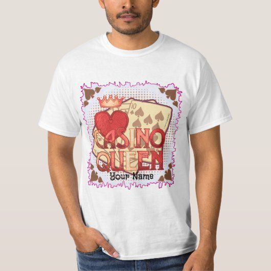 ホットカジノクイーン Tシャツ (正面)