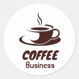 ホットカップコーヒーショップカフェ事業 ラウンドシール