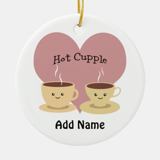 ホットカップル! セラミックオーナメント (正面)