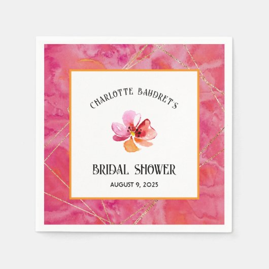 ホットカモダンラー スタンダードカクテルナプキン (正面)